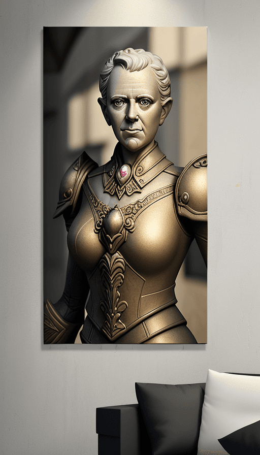 AI generated: inspirational wall art, masters, 32k, realistic, photo quality, 3d, 