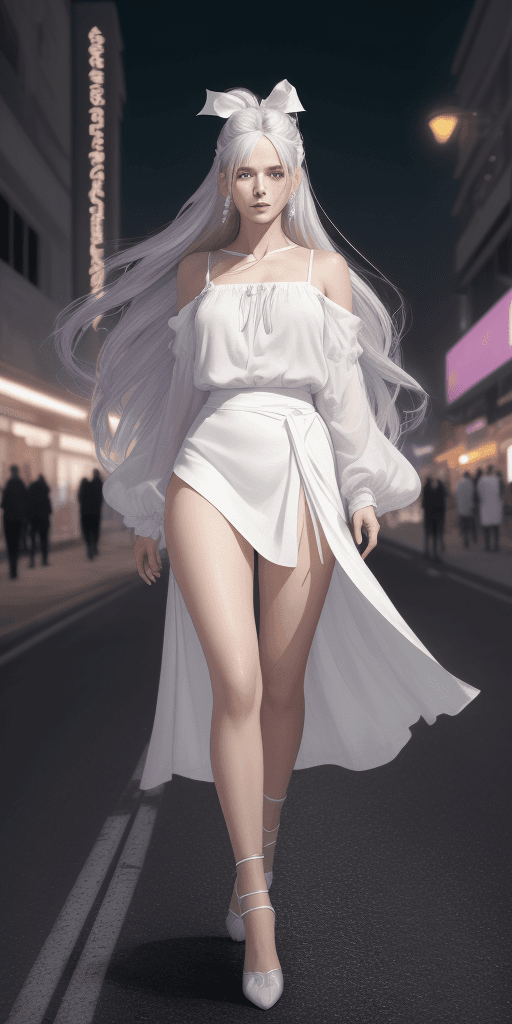 AI generated: (8k, masterpiece:1.2), Night view of city streets, The lights of the night, (ultra highres:1.0), wat...