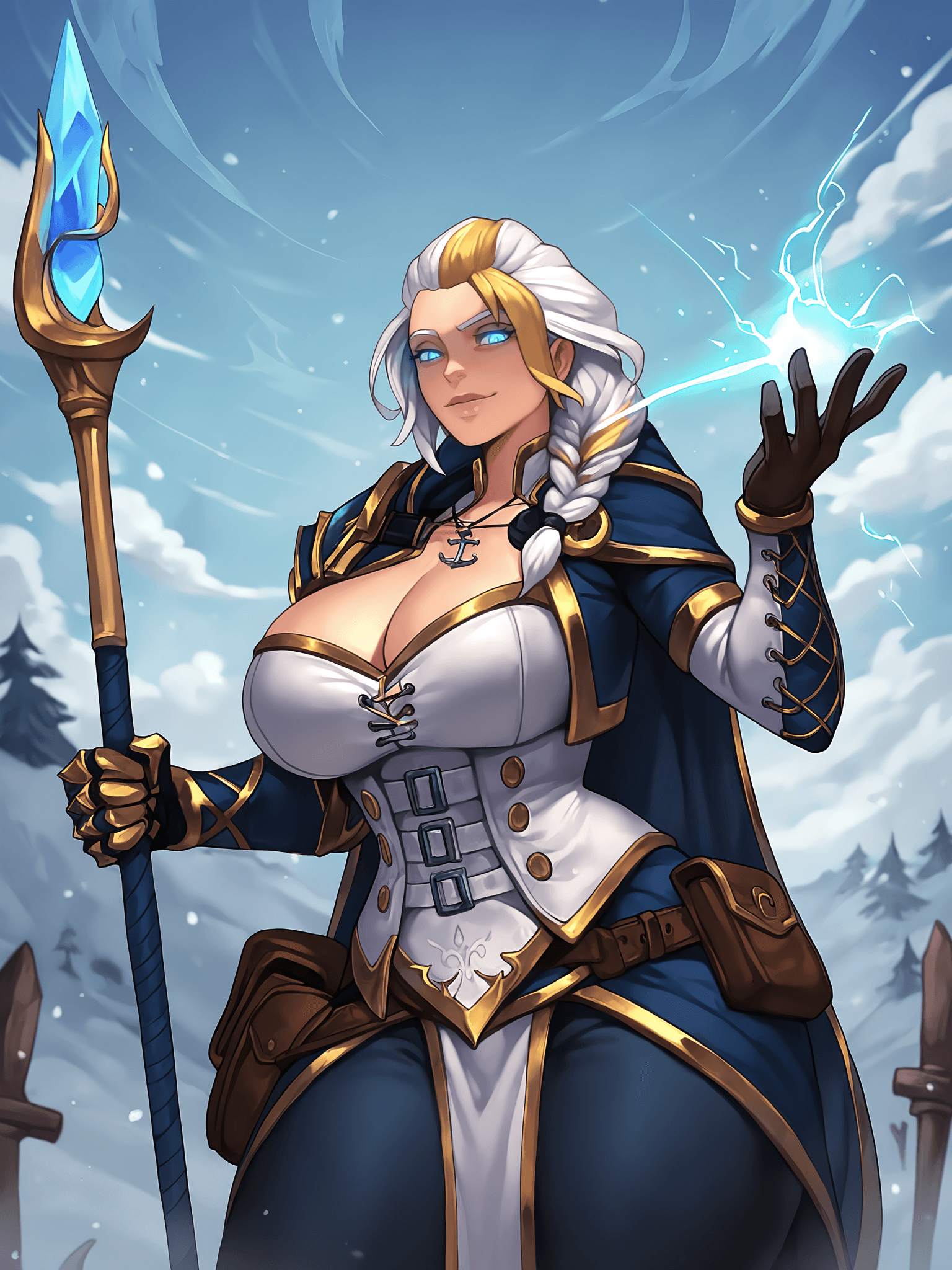 Jaina Proudmoore (World of Warcraft) NoobAI-XL (Epsilon / V-PRED) / PonyXL / SD1.5