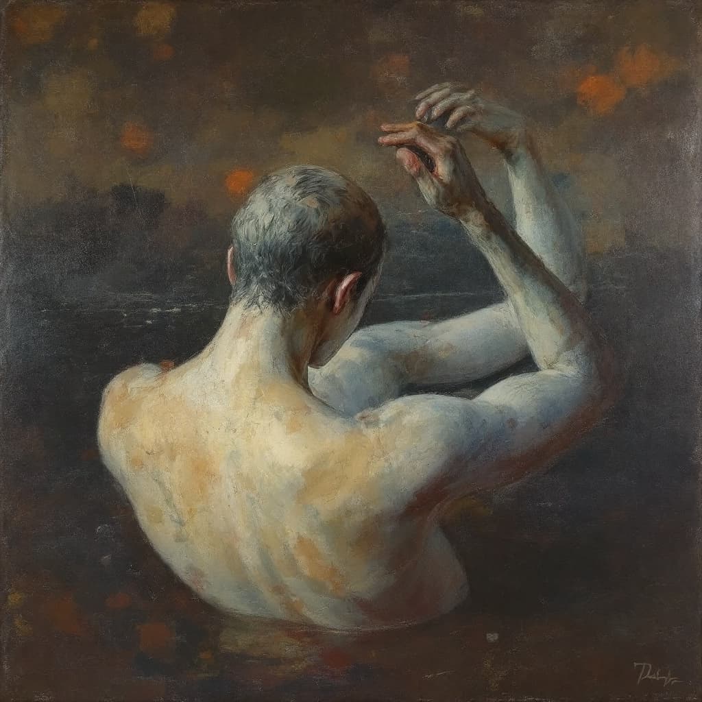AI generated: Oil painting, Odd Nerdrum style