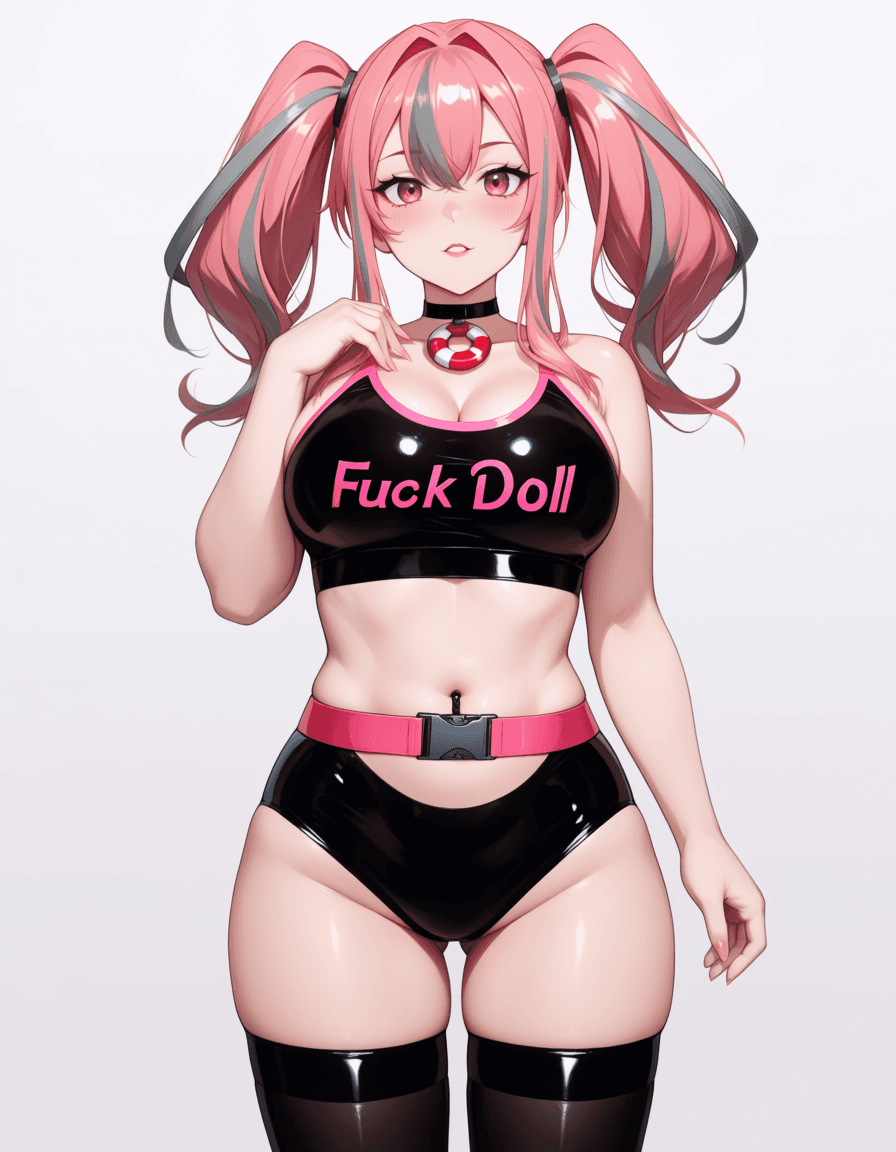 Fuck Doll Latex Lingerie