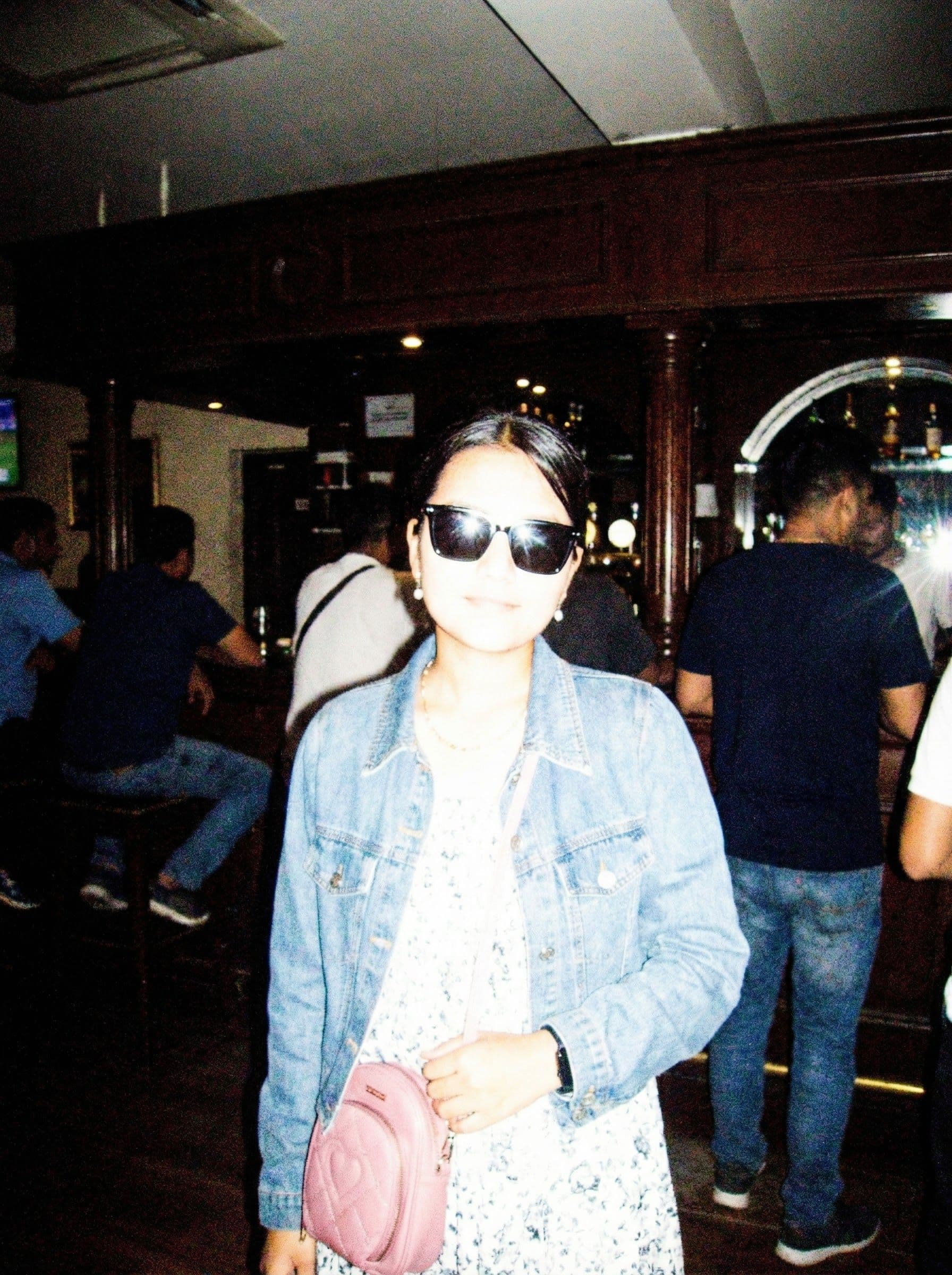 AI generated: photo taken with a compact digital camera from the early 1990s, grainy, saturated colours, flash pho...
