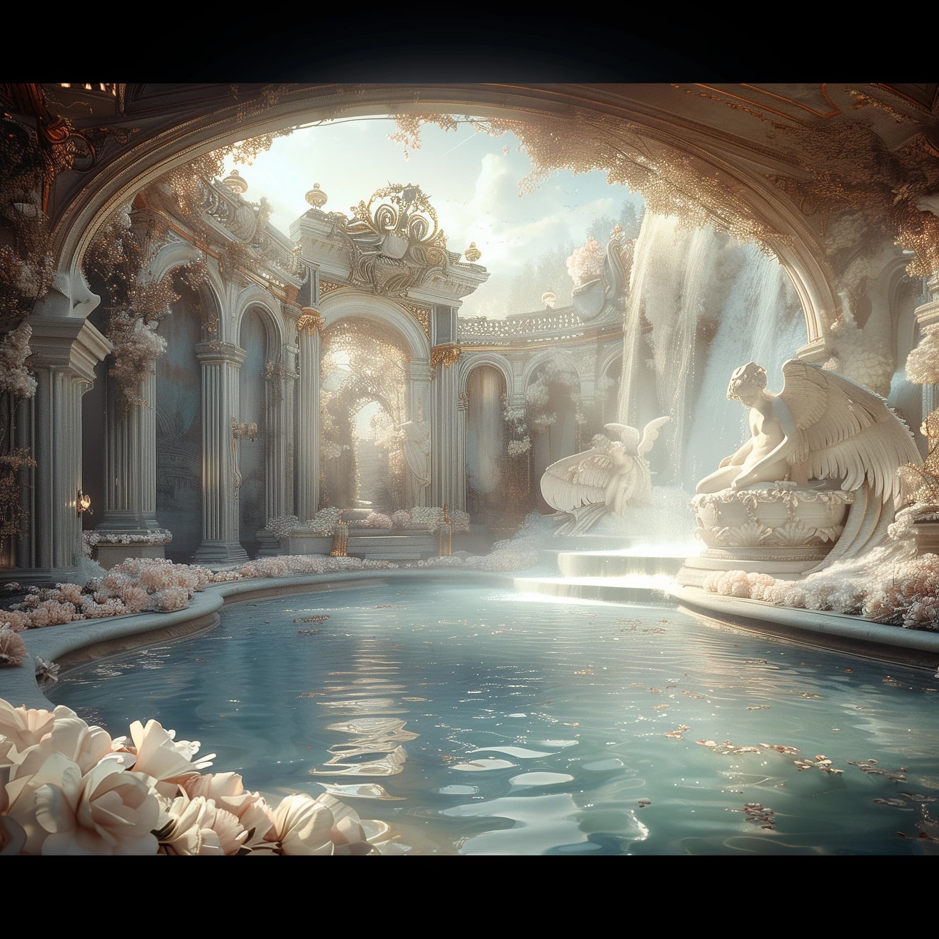 AI generated: La divina commedia, 32K, RTX raytracing, quantum processing --personalize nwnd4j3 --stylize 600