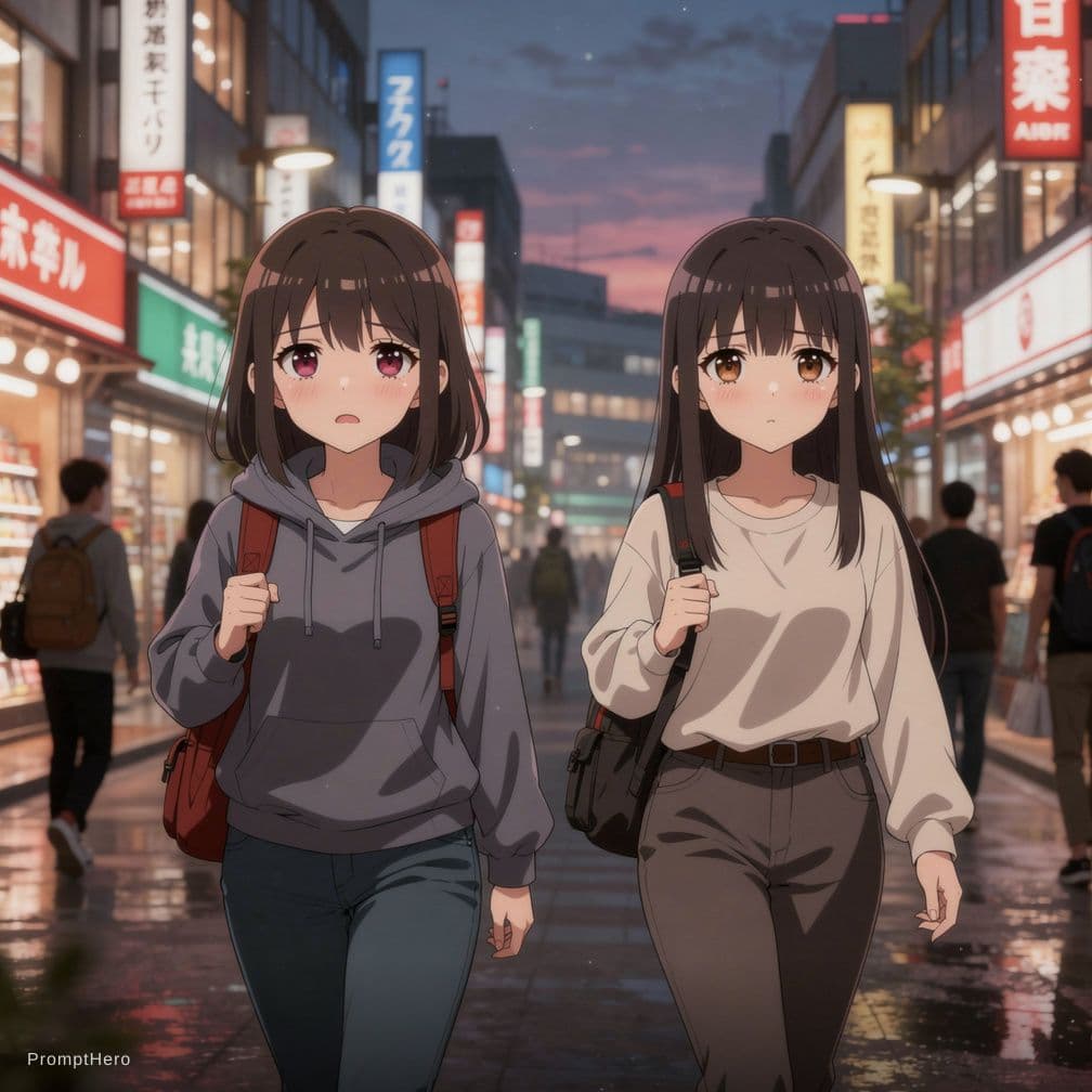 AI generated: score_9, score_8_up, score_7_up, 2girls, tomany girls, source anime, anime screencap, masterpiece, e...