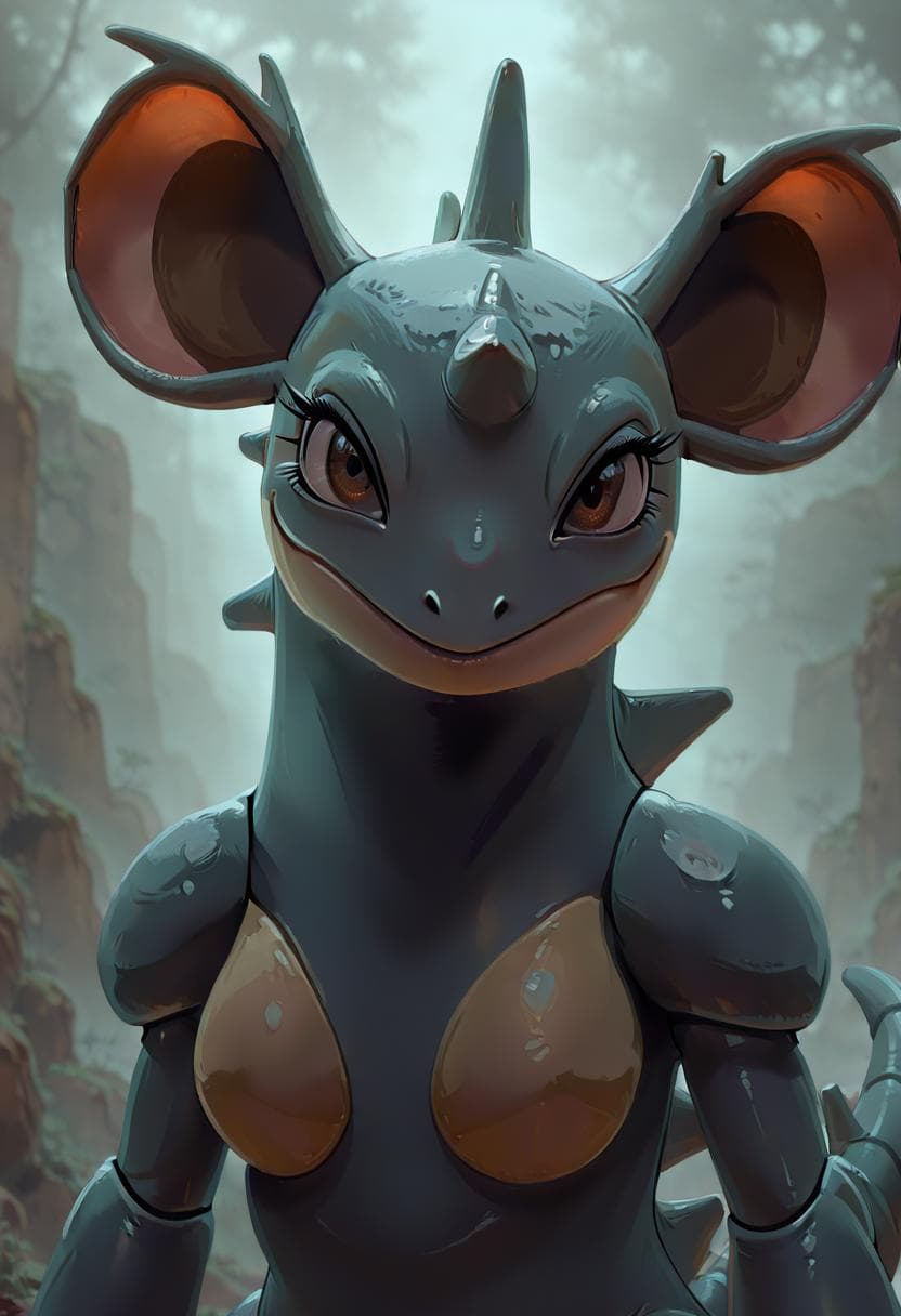Nidoqueen: Queen Pokemon | ニドクイン (Pokedex #0031) [Illustrious]