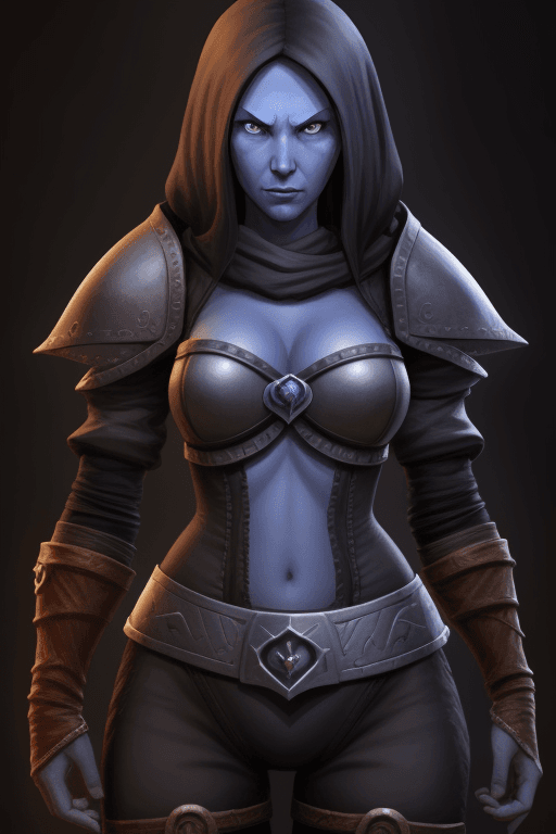 AI generated: character shadowheart from Baldurs gate 3