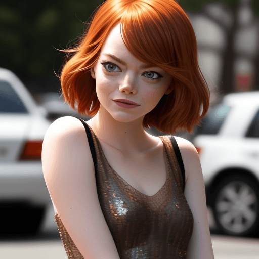 AI generated: emma stone