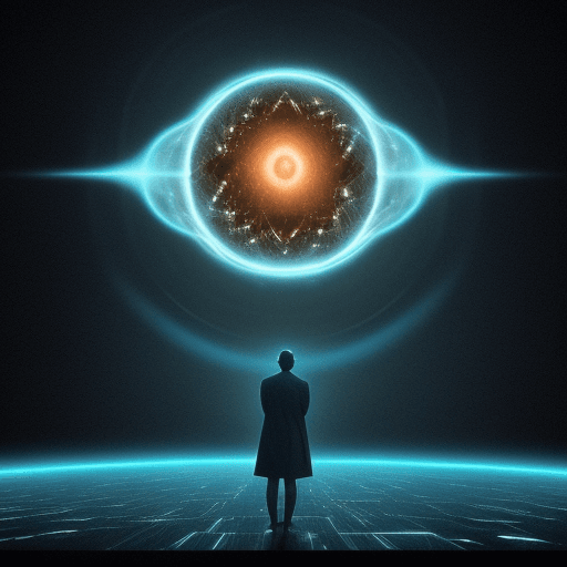 AI generated: A cinematic conceptualization that the perception of reality is the manifestation of the subconsciou...