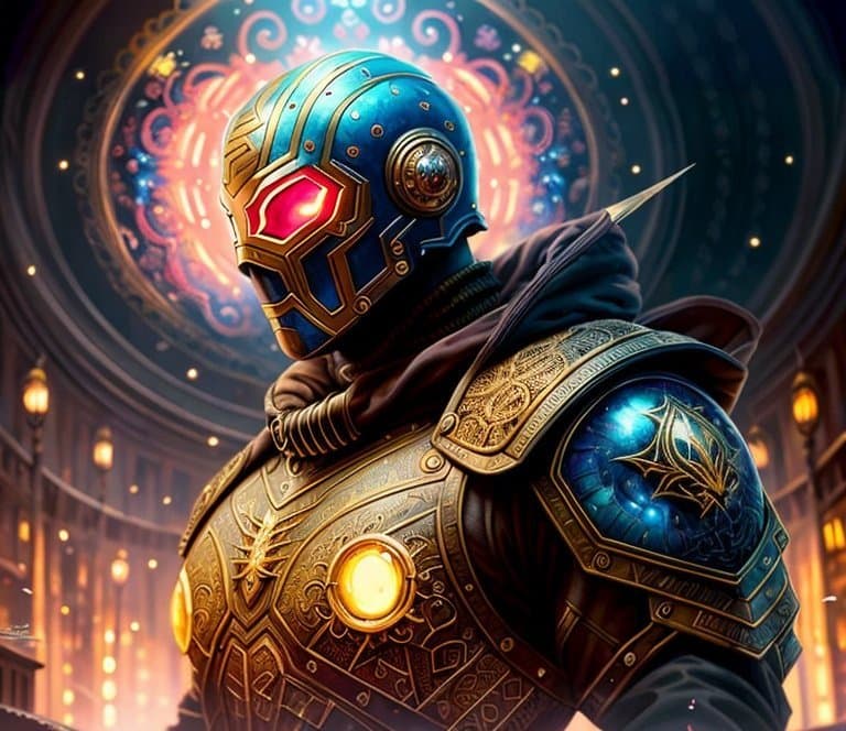 AI generated: soilder style of Hannah Yata, sharp focus, (Extremely Detailed Oil Painting:1.2), glow effects, godr...