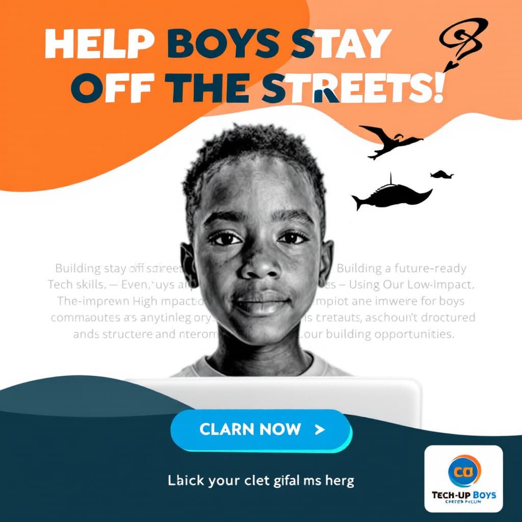 AI generated: I want to design a text based creatives for facebook ads with the details below

"Help boys stay off...