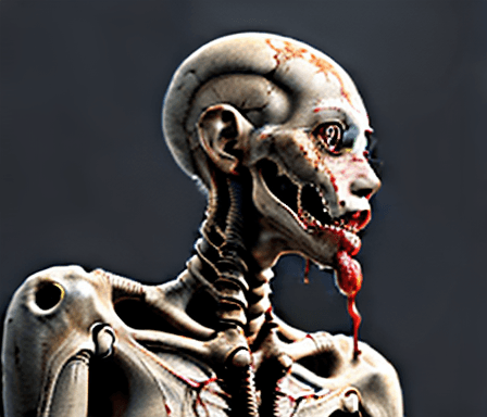 AI generated: concept art concept art, ancient paintings, popular on artstation, (intimidating design) , biomechan...