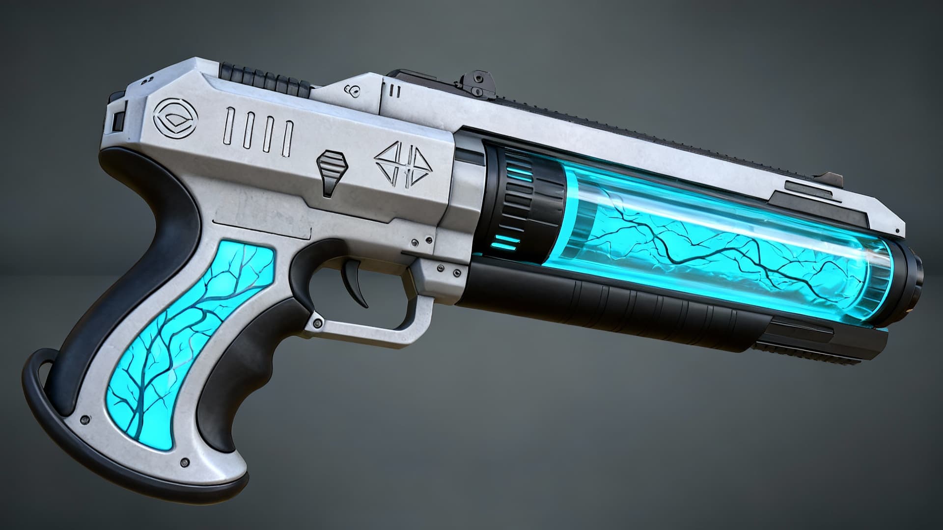 AI generated: Using the image as a reference, design the Nyxline Design ‘Calthera Series’ Weapons for the Our’Worl...