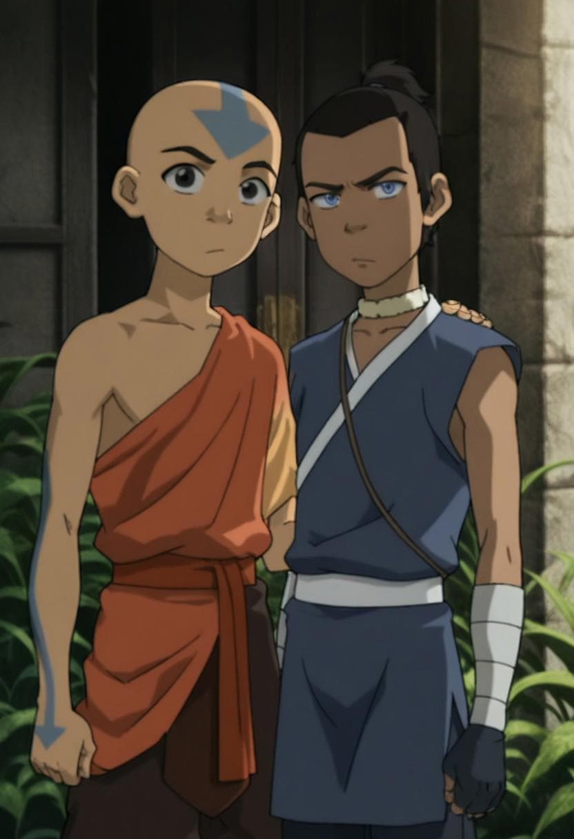 Aang and Sokka - Image 6