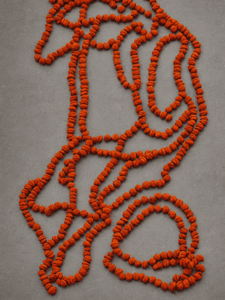 AI generated: High resolution photography of indian saint, wear rudraksh mala, bhagwa colour, 