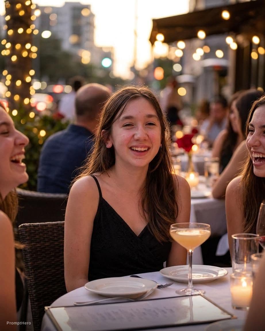 AI generated: Night out