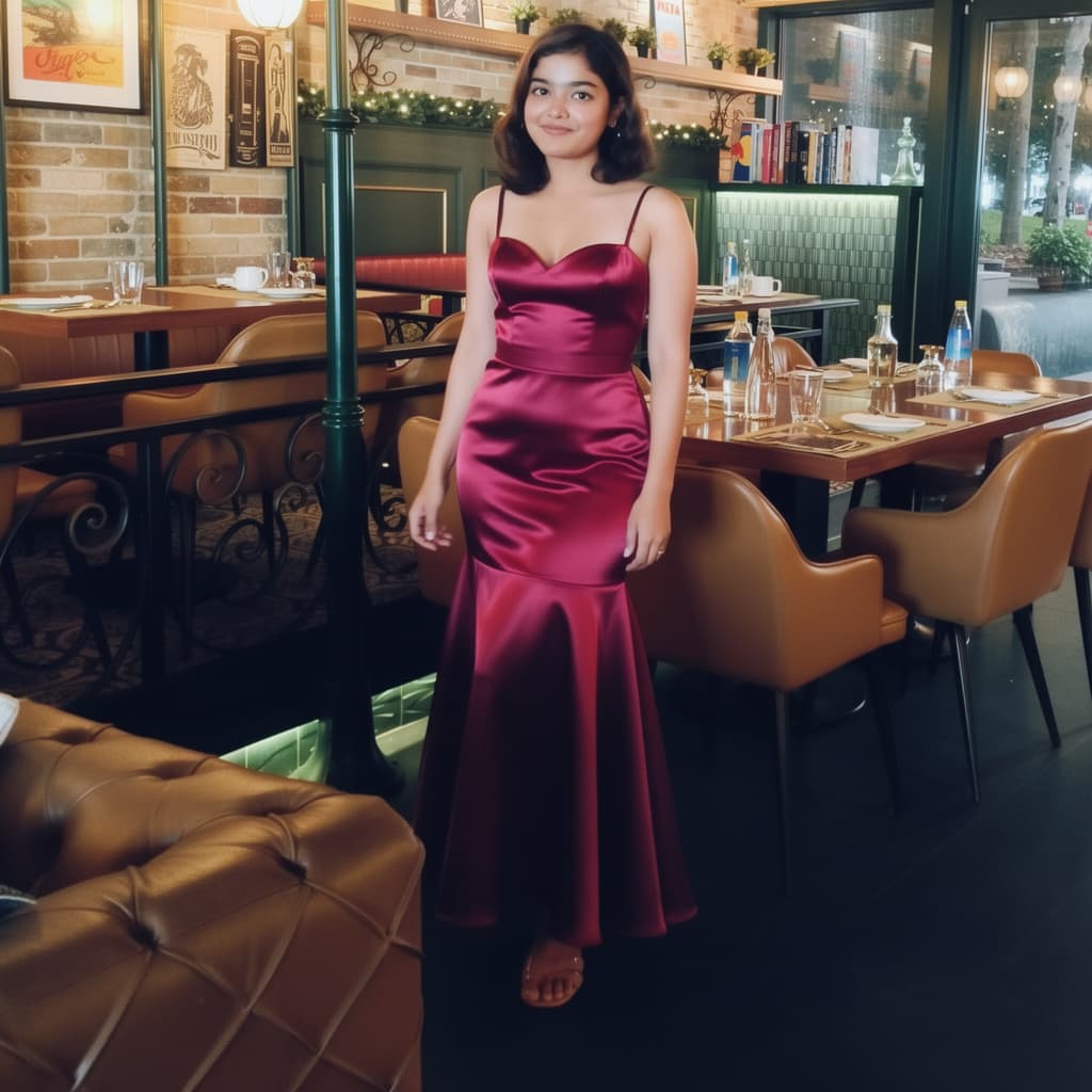 AI generated: In a seductive erotic lusty night dress 