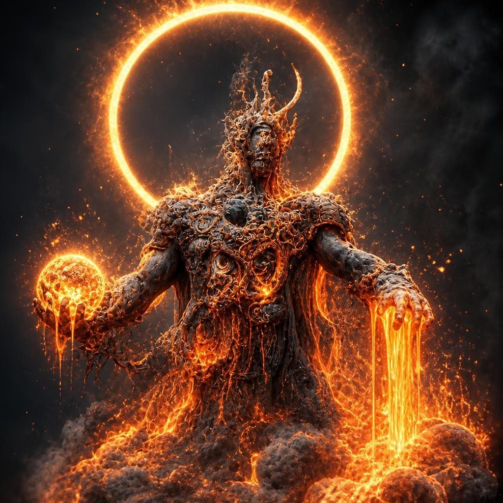 AI generated: A god of Thermal Energy and Melting 