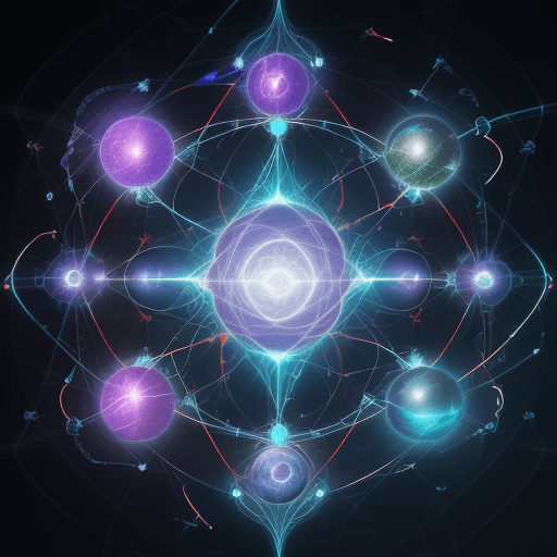 AI generated: The Abstract Energy Construct - An enigmatic being of radiant energy pathways, spanning a complex ne...