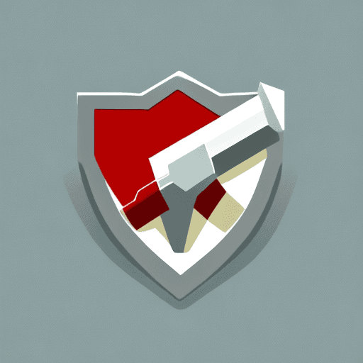 AI generated: minimal logo of sword for gaming youtube channel, vector, high quality