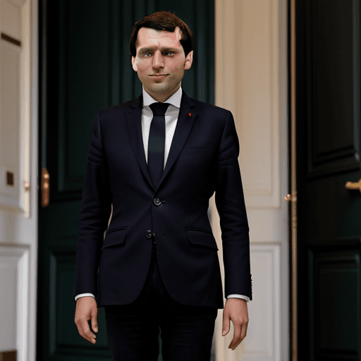 AI generated: Emmanuel Macron