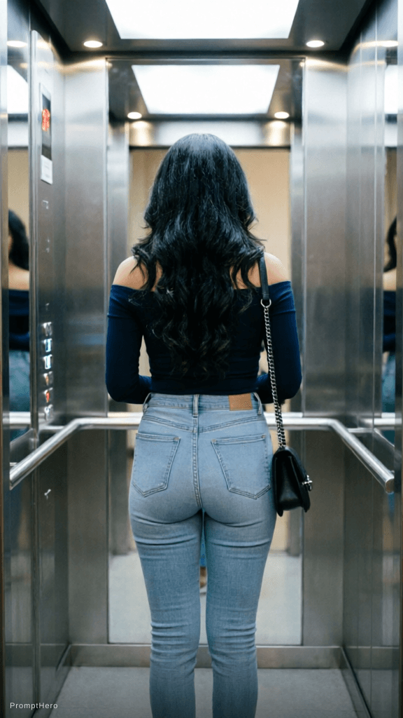 AI generated: {
  "prompt_type": "cinematic_elevator_scene",
  "reference_adherence": "HIGH",
  "aspect_ratio": "3...