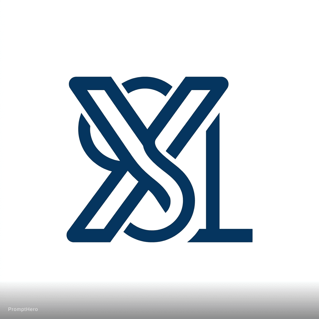 AI generated: un logo avec le nom de marque XLS 