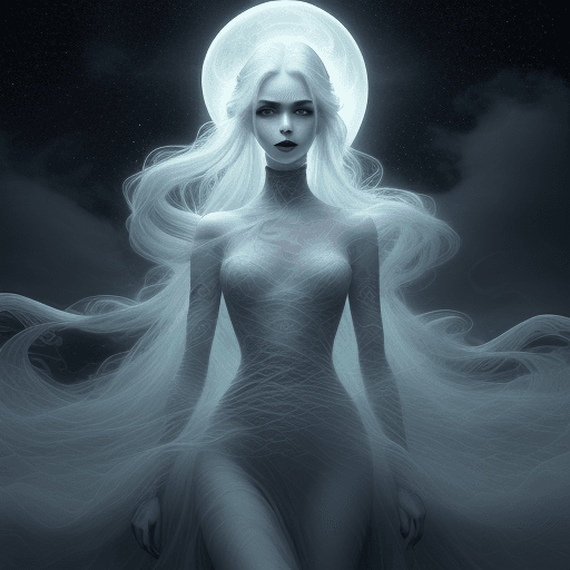 AI generated: Spiritual ,hyper realistic etherial , surreal , flowing white slender clothing Dior , Navy and Aqua ...