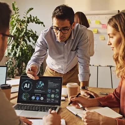 AI generated video: This is not a corporate office, not a coworking space and not an open-space workplace. It is a warm ...