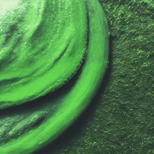 AI generated: green spirulina, dreaming, cinematic