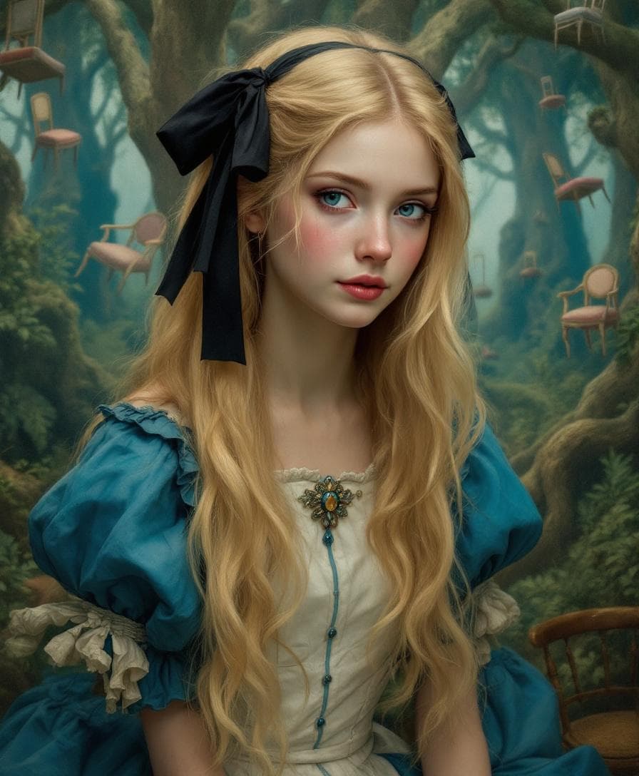 AI generated: Renascimento (Estilo de Leonardo da Vinci)
"A highly detailed Renaissance painting of Alice from Ali...