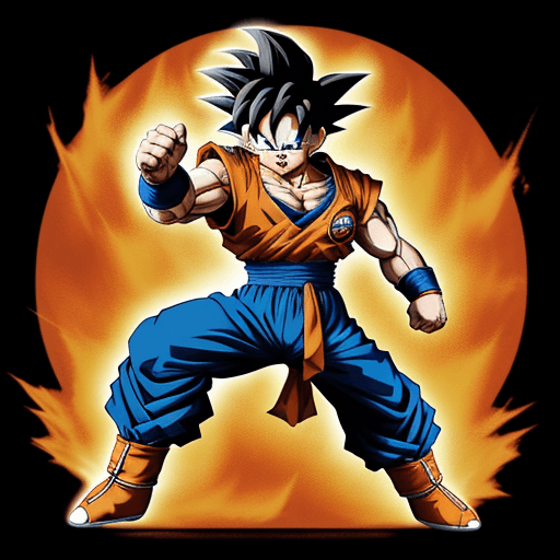 AI generated: goku, in the style of Akira Toriyama, dragon ball theme, uhd image, precisionist art, character illu...