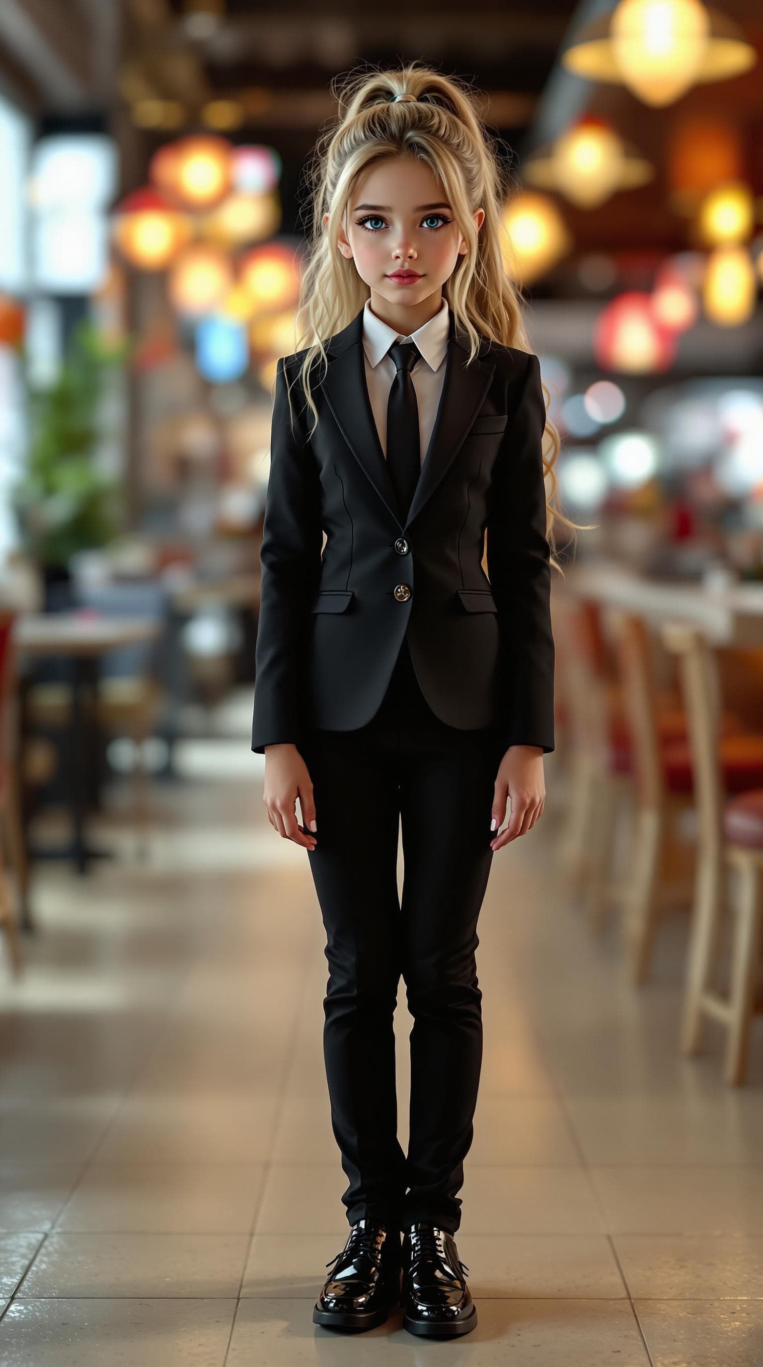 AI generated: a professional photo of a exceptionally beautiful girl in the world (age 9), (nine year old) U.S.A g...