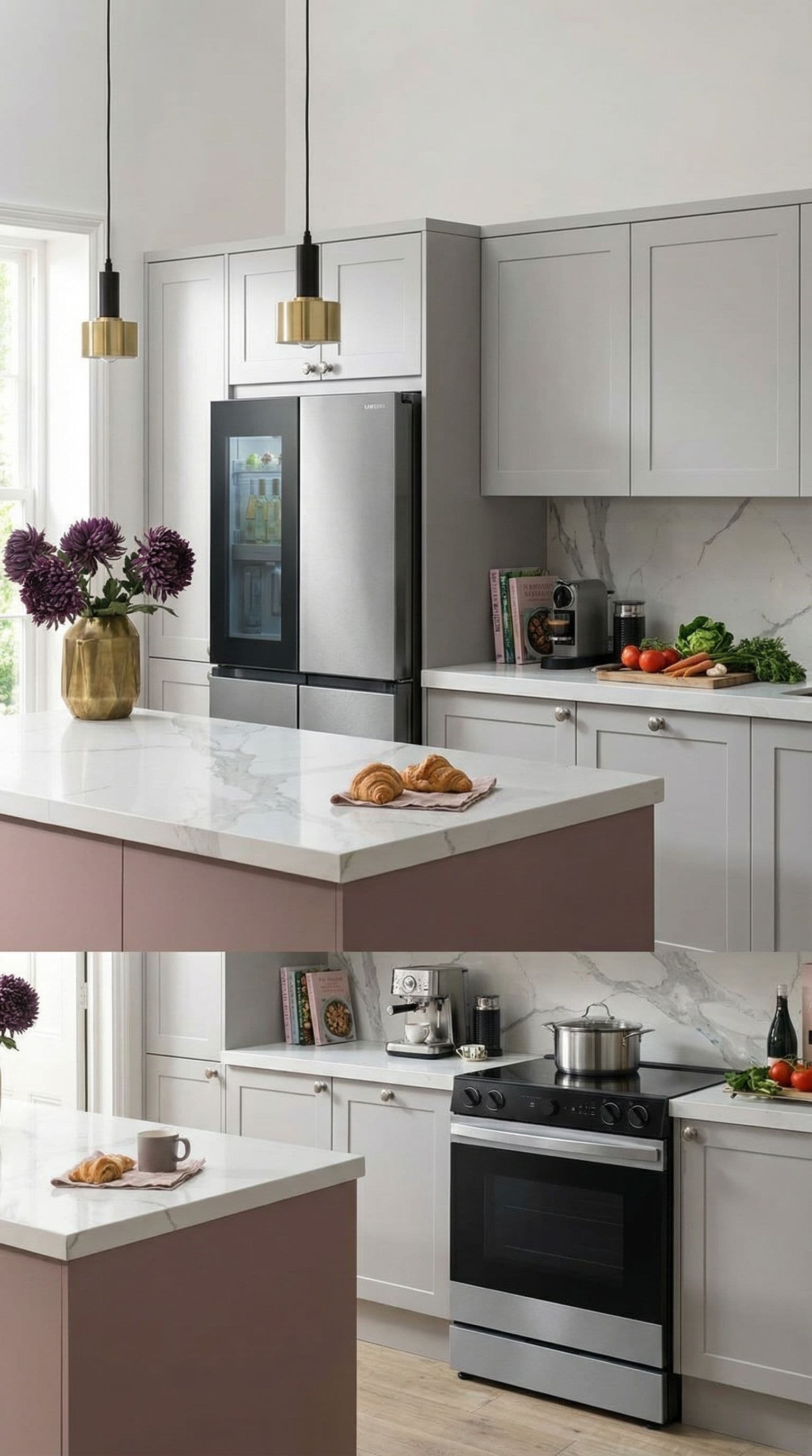 AI generated: Make it into a lifestyle photo. Inspired kitchen cabinetry based on input image 3