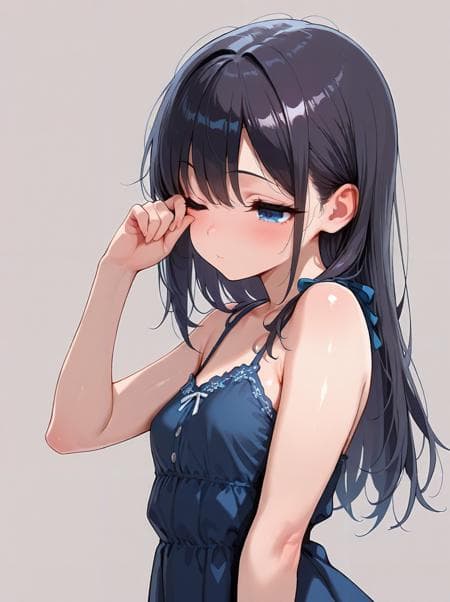 目をこする/rubbing eyes - Image 2