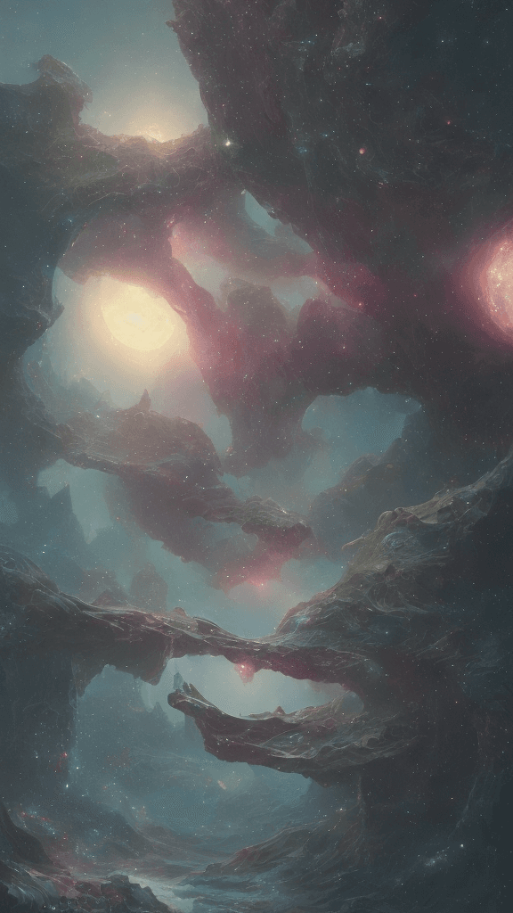 AI generated: view of a happy galaxy, fantasy, digital art, photo, best quality, high quality, highres, intricate ...