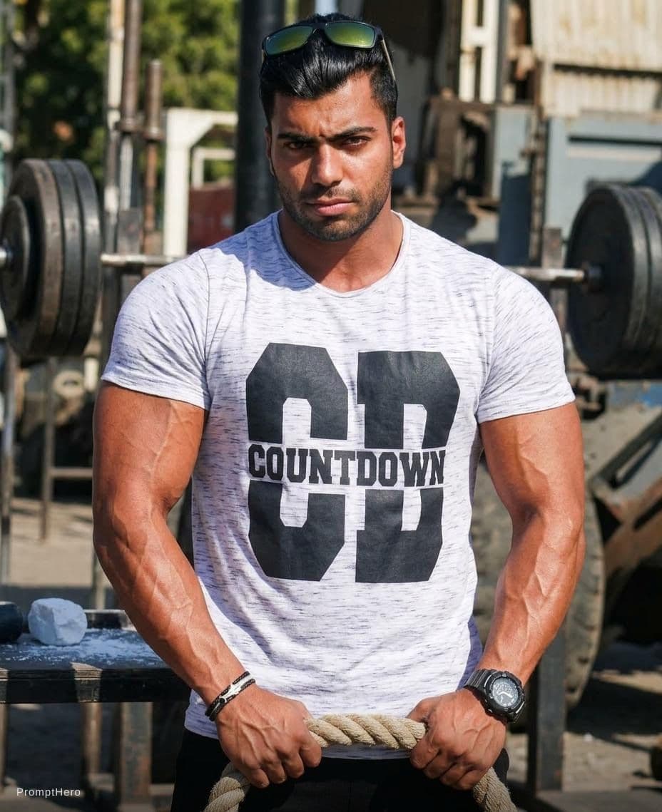 AI generated: bodybuilder
