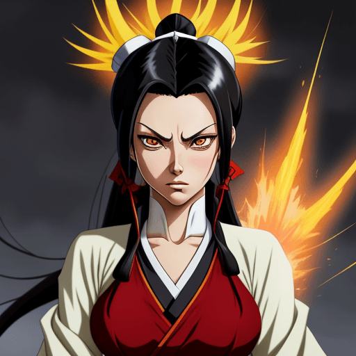 AI generated: azula  bleach