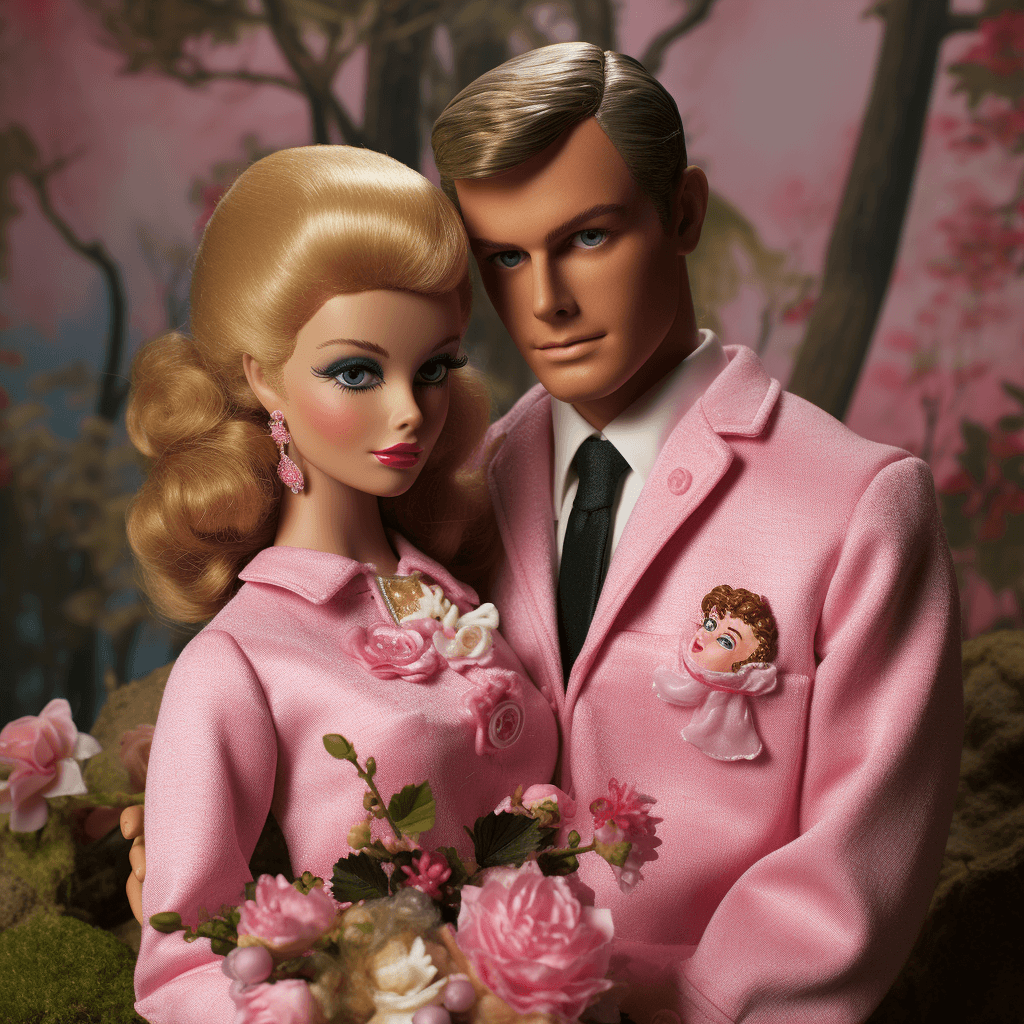 AI generated: Barbie and Ken