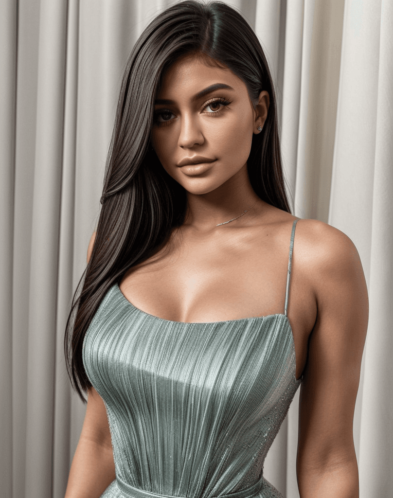 AI generated: (embedding:koh_kyliejenner:0.99) wearing elegant dress (masterpiece:1. 2), (photorealistic:1. 2), (b...