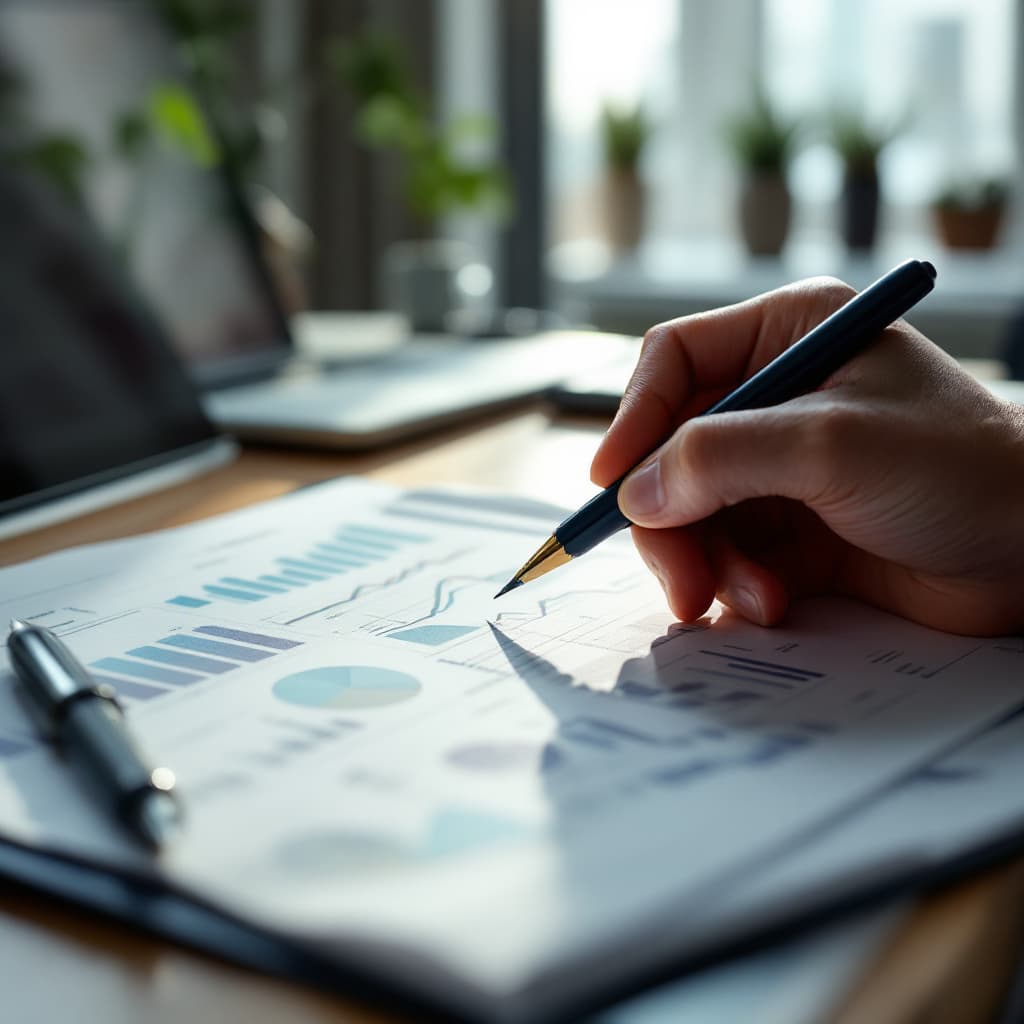 AI generated: Accountant or user planning with graphs
dslr, ultra quality, sharp focus, tack sharp, dof, film grai...