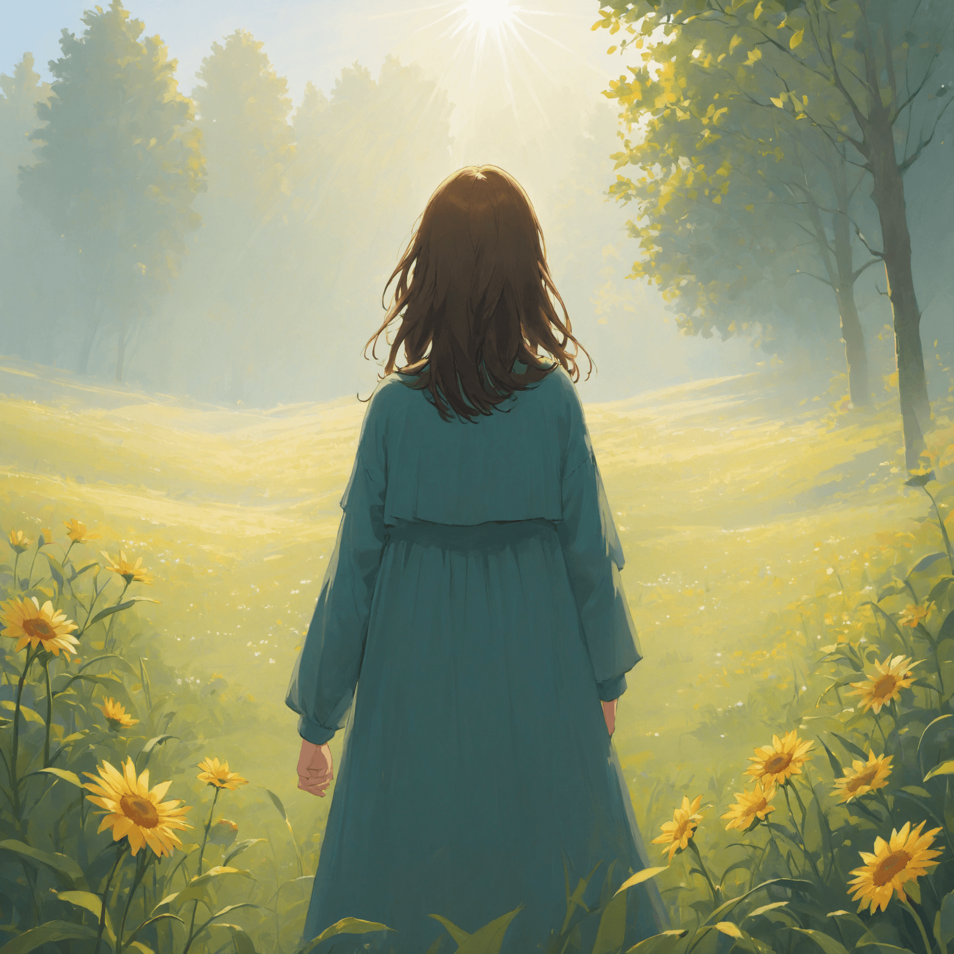 AI generated: Give all your worries and cares to God, for He cares about you. "1 Peter 5:7". Humble person, backvi...