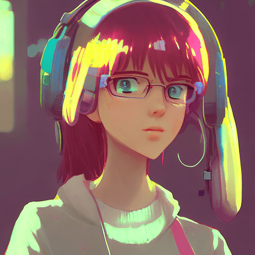 AI generated: lofi girl, clear, 4k