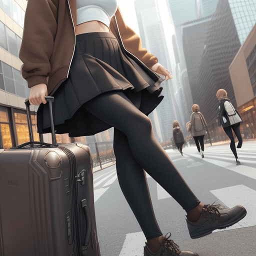 AI generated: (perfect anime illustration), 1girl, parted braids, short hair, brown hair, (huge breasts), best gir...