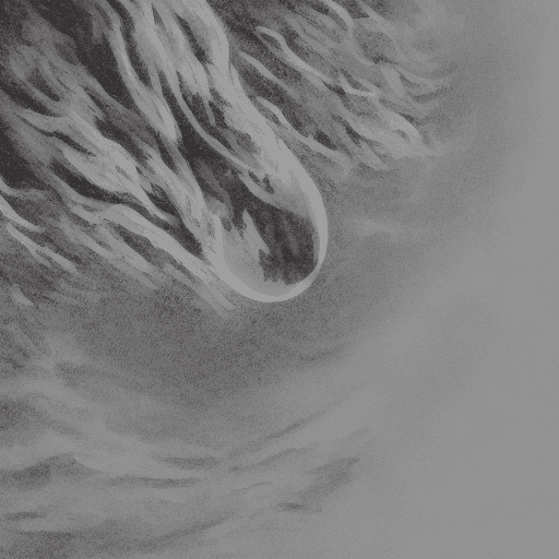 AI generated: The Moon Knight dissolving into swirling sand, volumetric dust, cinematic lighting, close up portrai...