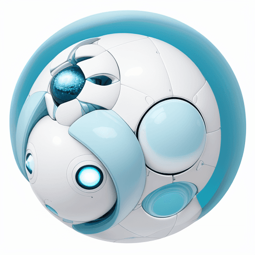 AI generated: **External Design**

- Head: Harmonious design with semi-spherical sky blue dome and white base
- Fa...