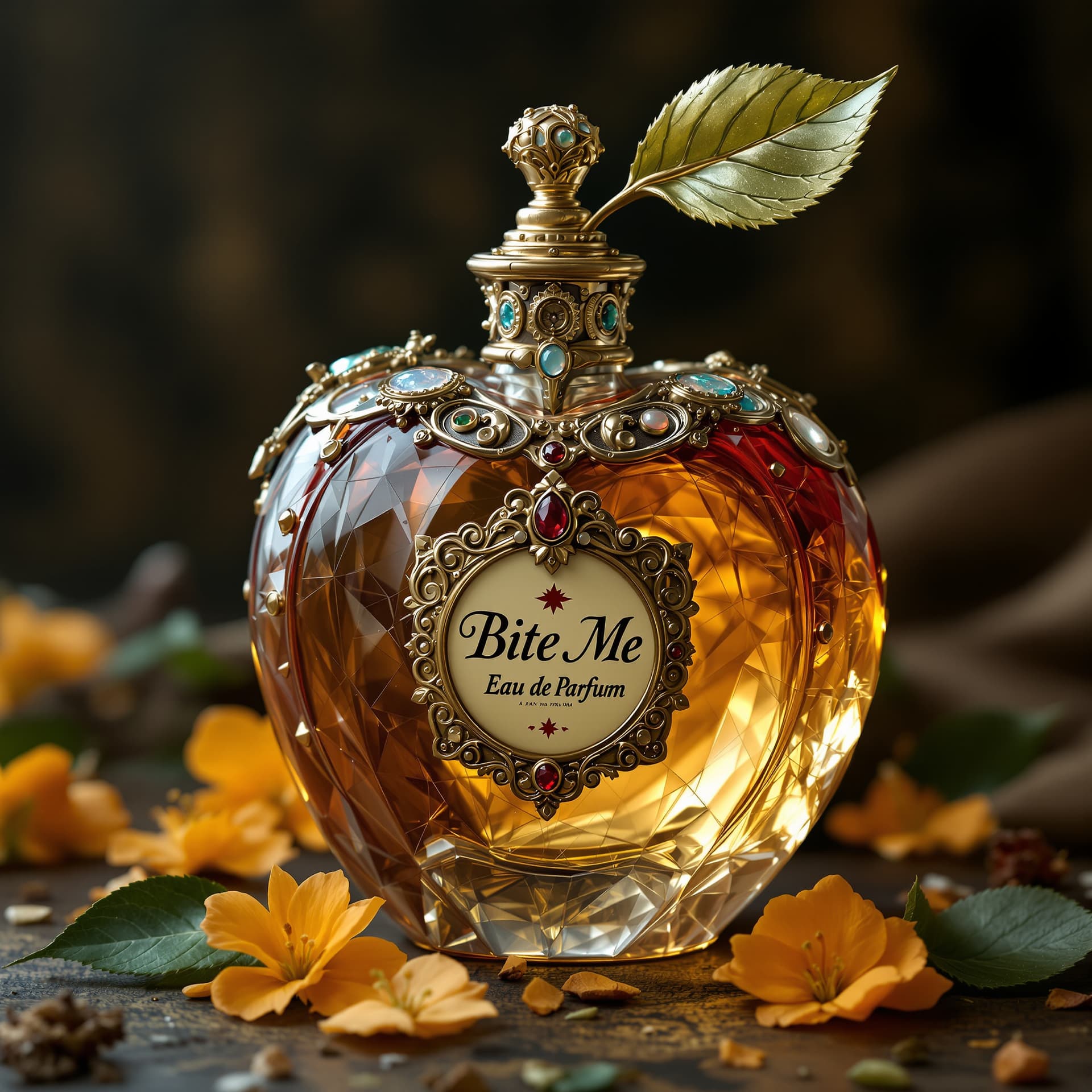 AI generated: A detailed Master crafted vintage steampunk perfume bottle and sprayer in the form of a A detailed M...