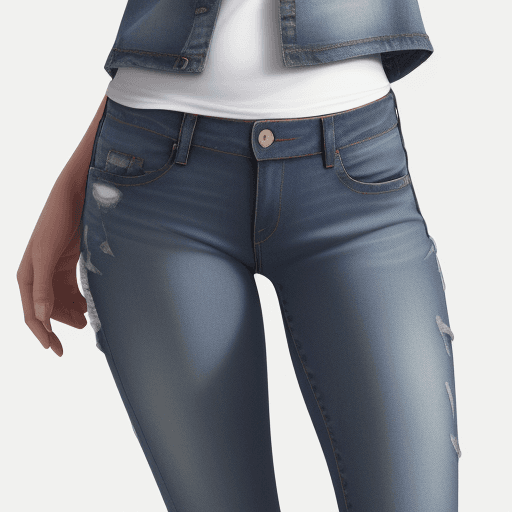 AI generated: Generate a perfect 3d representation of this [describe product (example: women's jean)] fashion desi...
