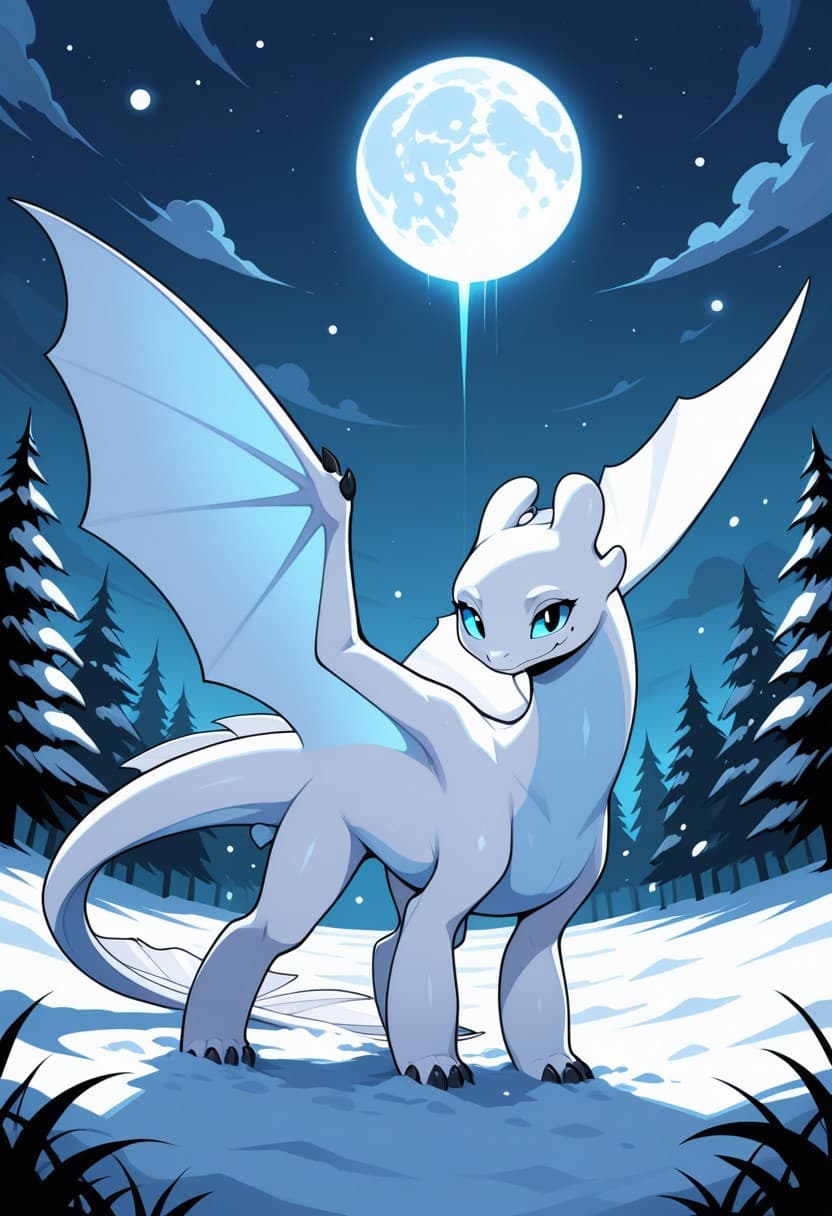 NUBLESS / LIGHT FURY - HTTYD [PONY] - Image 1