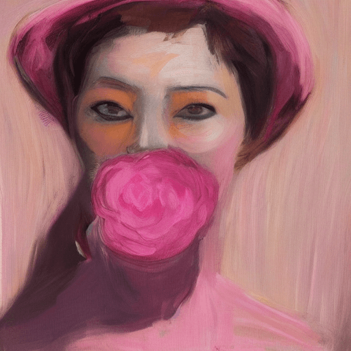 AI generated: a women with a pink 