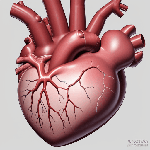 AI generated: anatomical human heart, anatomically correct heart, anatomy heart, ultra realistic, hyper realism